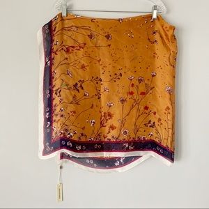 NWT Max Studio Floral Botanical Print Scarf